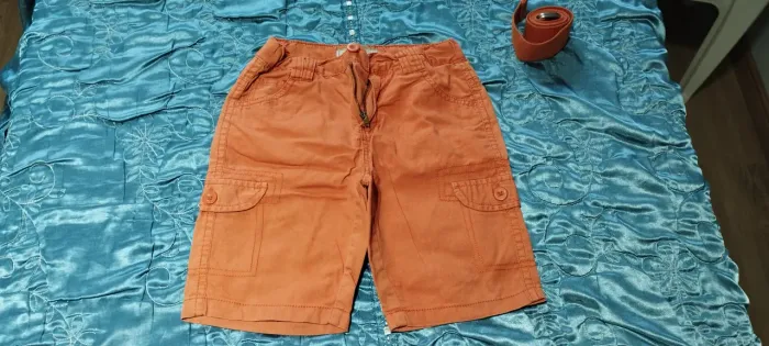 Roupa infantil criança 8 anos short bermuda