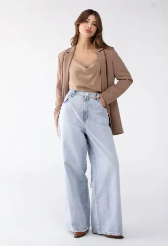 Lança Perfume - Calça Jeans Full Length Super High Azul