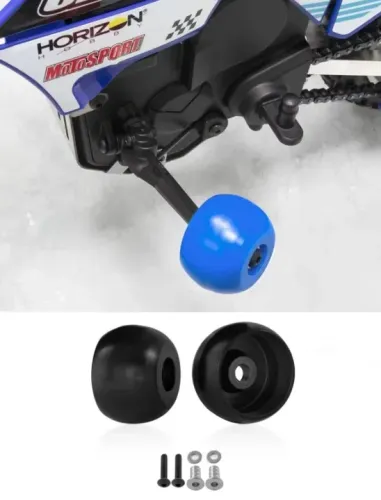 2 Rodinhas Laterais de Plástico P/ Losi P/ Moto Losi Promoto Mx