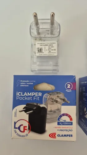 iClamper Pocket Fit 20A Transparente LCF (Tenho com 2 e 3 pinos)