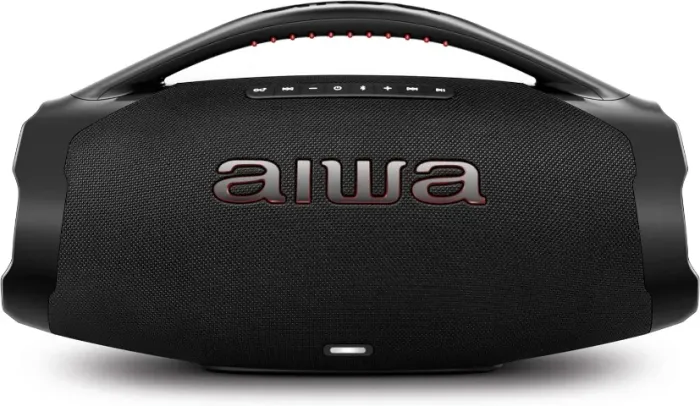 Caixa de Som Boombox Plus AIWA BBS-01-B 200W Bluetooth 30H IP66 USB Preto