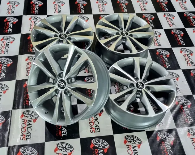 Jogo de Rodas aro 18 Hyundai Santa fé 5x114 Originais Zeradas