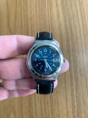 Relógio Swatch Irony blue boat 