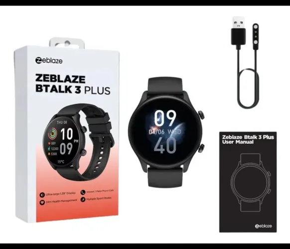 Smartwatch Zeblaze Btalk 3 Plus - Tela 1.39''