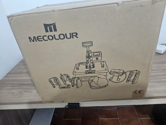 Prensa térmica para sublimação estampar Mecolour
