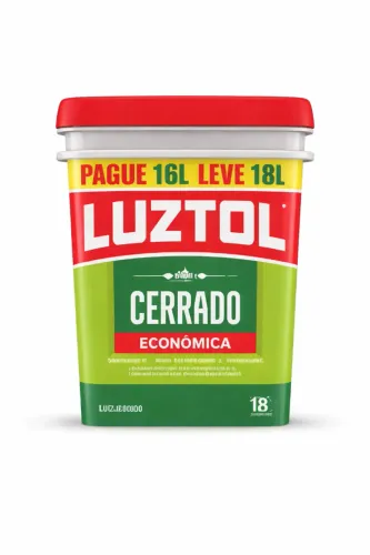 Tinta Acrílica Cerrado Fosco 18L Litros Branco Neve - Luztol