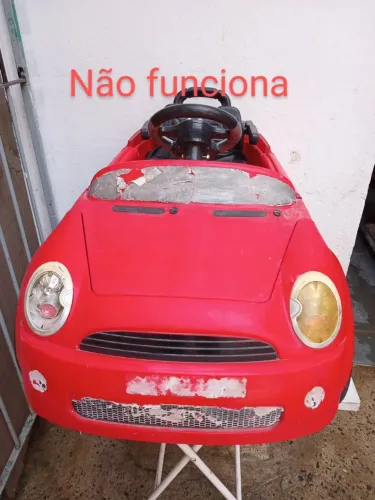 Carrinho Elétrico Infantil Mini Cooper Vermelho