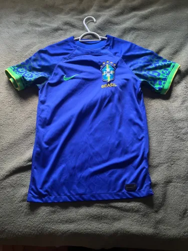 Camisa de futebol Brasil Azul