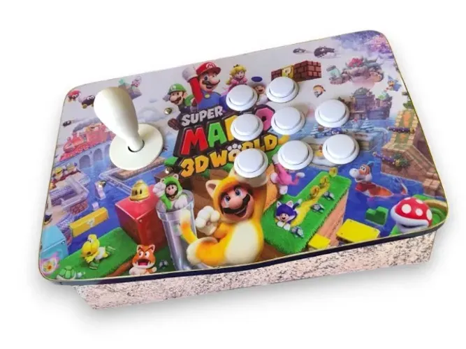 Controle Arcade Joystick Para Playtation 2 Ps2