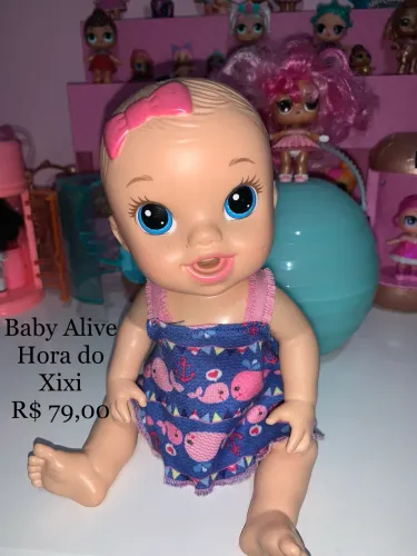 Boneca Baby Alive - A Hora do Xixi