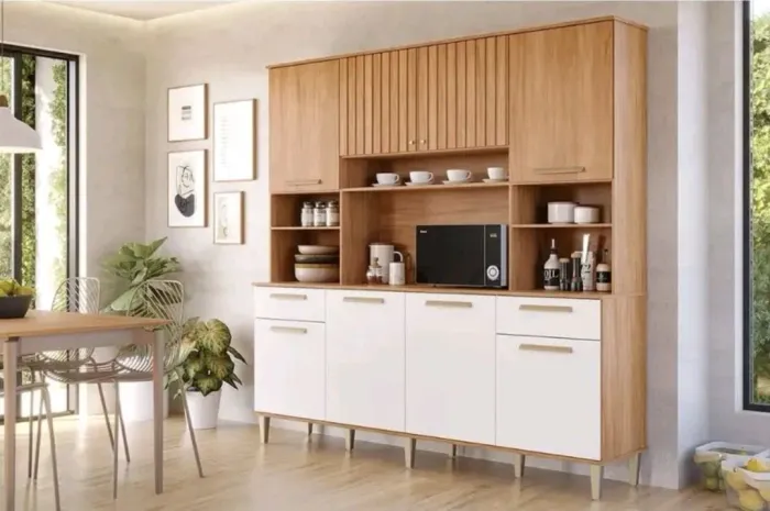 Armário de Cozinha Completo 2.00 metros100%MDF- Design Moderno