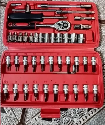 Kit Jogo De Chave Precisão Soquete 46 Peças Allen