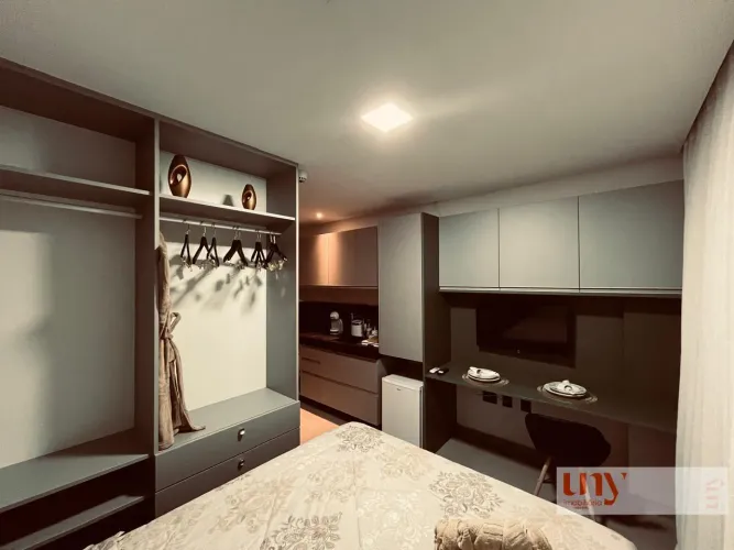 Flat novo, todo mobiliado, no empreendimento Get One no Jardim Oceania