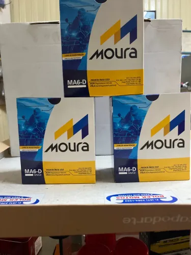 Bateria Moura MA6-D para Motos CB300/CBX250/Ninja250/Faiser 250 