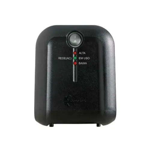 Estabilizador Coletek 1050VA 5 Tomadas Entrada: Bivolt Saída: 115V ES-1050VA - WZetta