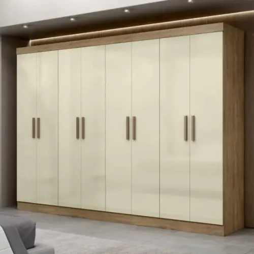 Guarda Roupa 8 Portas 4 Gavetas 100% MDF Novo Fazemos Entrega