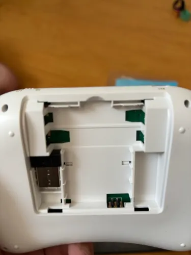 Mini Keyboard sem fio RF de bateria sem uso
