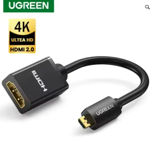 Cabo Adaptador Micro Hdmi Para Hdmi Ugreen
