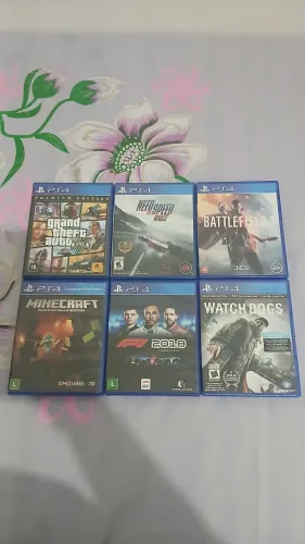 Vendo esses 6 jogos em ótimas condições do ps4!