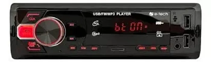 Auto Radio Automotivo Bluetooth 2 Usb Som Mp3 Player 25w rms