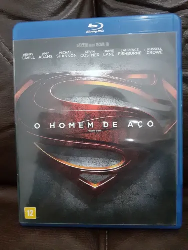 Blu-Ray O Homem de Aço. 