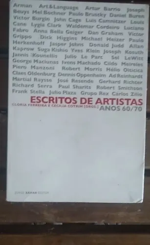 Escritos de Artistas - Anos 60/70