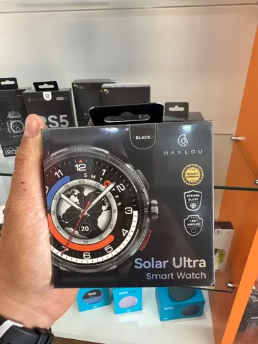  Relógio Smartwatch Haylou Solar Ultra Black GPS