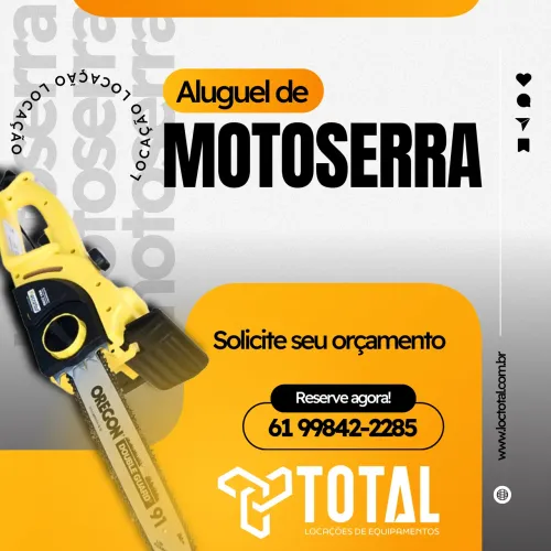 Aluguel de Motoserra