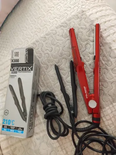 Duas Pranc de Cabelo Conair - I.Steamer Titanium +  chapinha compacta Vertix Profissional 