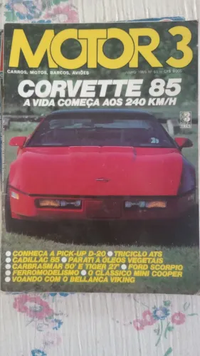 Revista Motor 3 Corvette 85