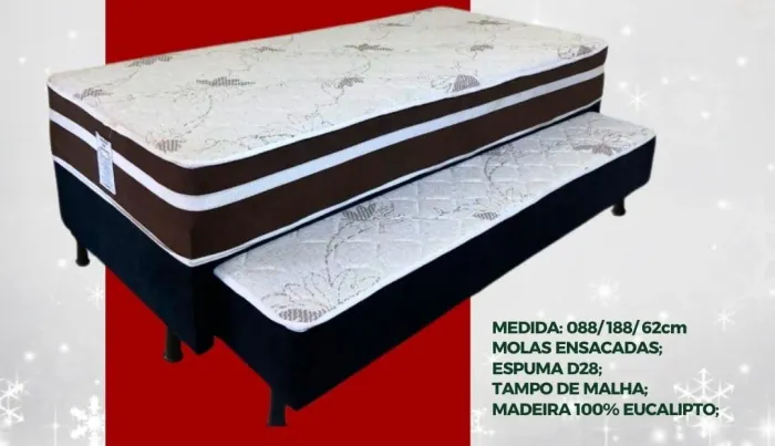 Bicama box Spring flex molas ensacadas 