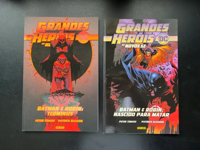 Hq Batman e Robin grandes heróis dc: novos 52