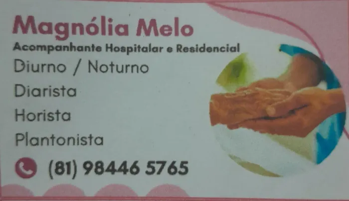 Cuidadora de Idosos e acompanhante Hospitalar