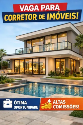 Vaga para corretor de imóvel 