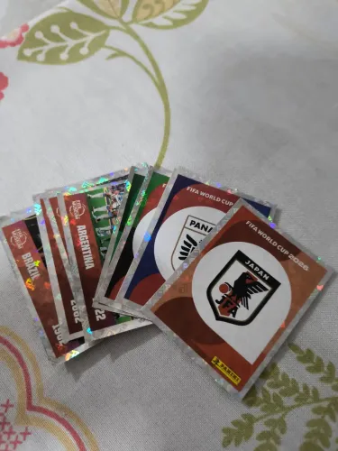 Figurinhas brilhantes da copa 2026