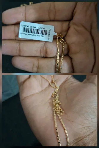 Vendo Cordão Rommanel Banhado a Ouro 18K - Novo