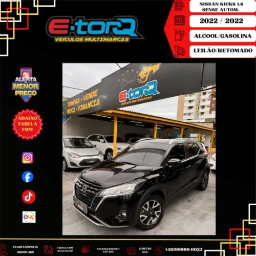 Nissan Kicks Sense 1.6 16V Flex AUT 2022