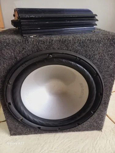 CAIXA SELADA BRAVOX + POTÊNCIA CR703 280W 