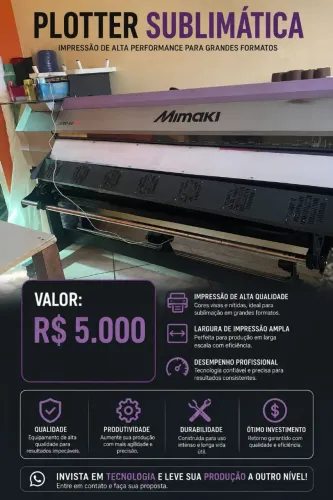 Plotter de sublimação