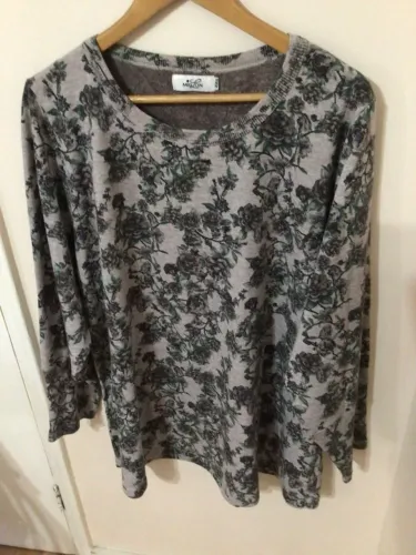 BLUSA MOLETINHO XGG FLORAL