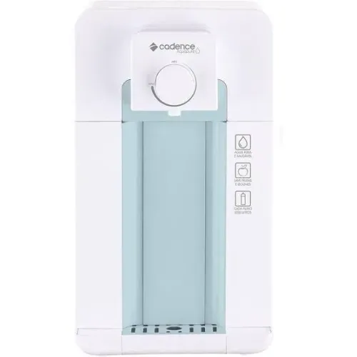 Purificador de Água Cadence Aquapure Branco + com 2 filtros.