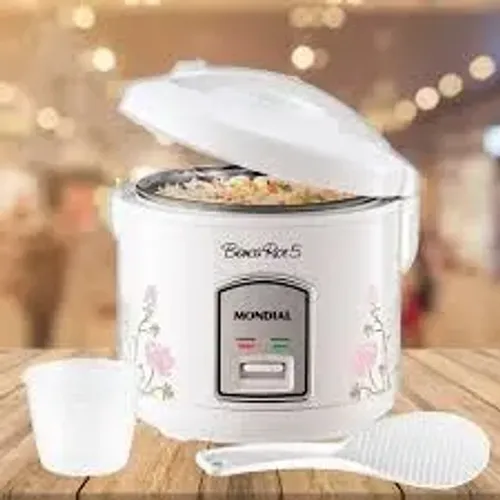 Panela de Arroz Elétrica Mondial Bianca Rice NPE-05-5X 5 Xícaras