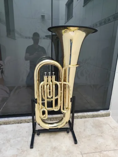 Tuba 4/4 Weril Brasil Em Do - Laqueada R$6.500 - Troco- Parcelo 21x