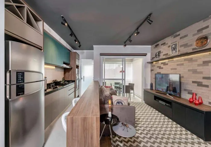 Apartamento Mobiliado para Alugar no Cambuí Campinas 2 Dormitórios 1 Suíte Andar Alto
