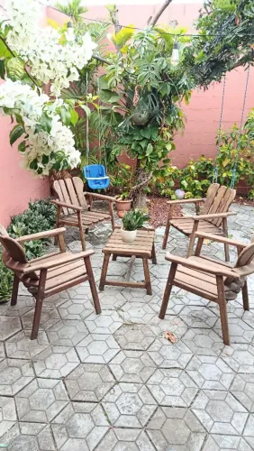 Conjunto de cadeiras para jardim/quintal/varanda