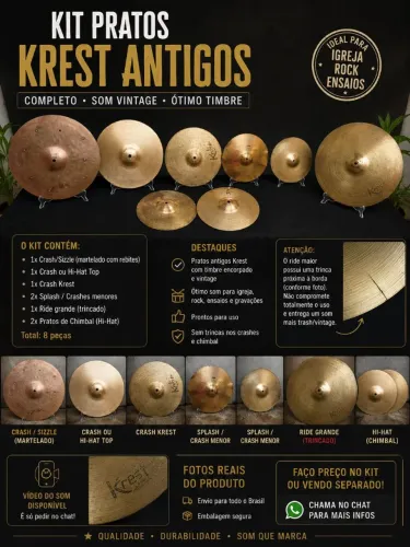Kit pratos Krest