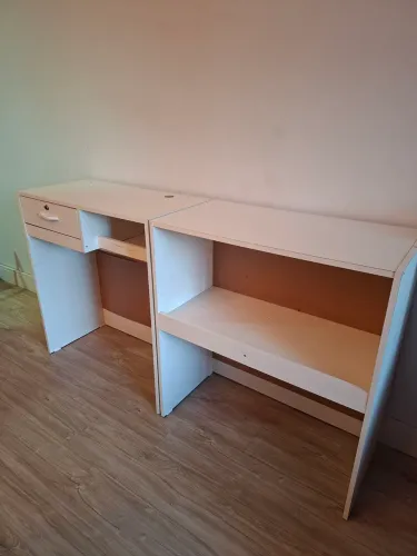Balcão de Atendimento / Caixa para Loja Branco (2 Módulos)