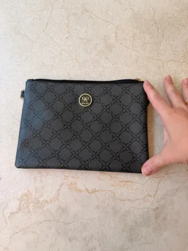 Nécessaire / Bolsa de Mão Nine West Grafite