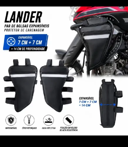 PAR DE BOLSAS PARA CHAPAM LANDER