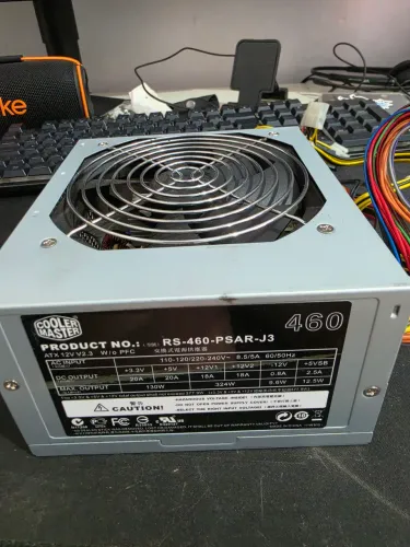 Fonte cooler master 460w bivolt chaveada